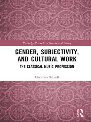 cover image of Gender, Subjectivity, and Cultural Work